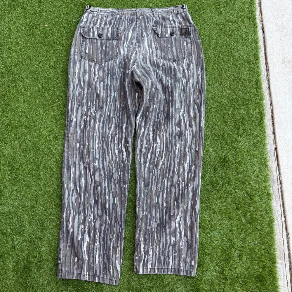 Vintage 90s Liberty‎ Realtree Camo Pants Size 37x31 USA Tree Bark Cargo Gorpcore